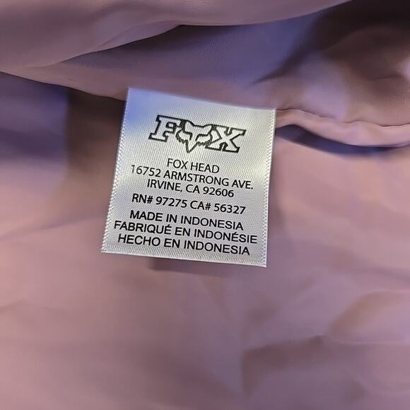 Fox Racing Womens Cosmic Quilted Insulated Bomber Jacket Sz S mauve/dusty purple - Picture 6 of 11